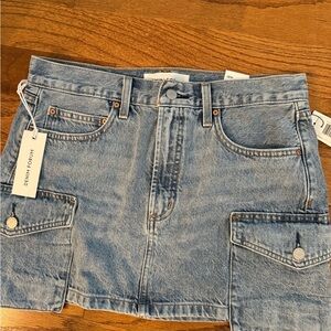 Aritzia Denim Mini Skirt NEVER WORN WITH TAGS